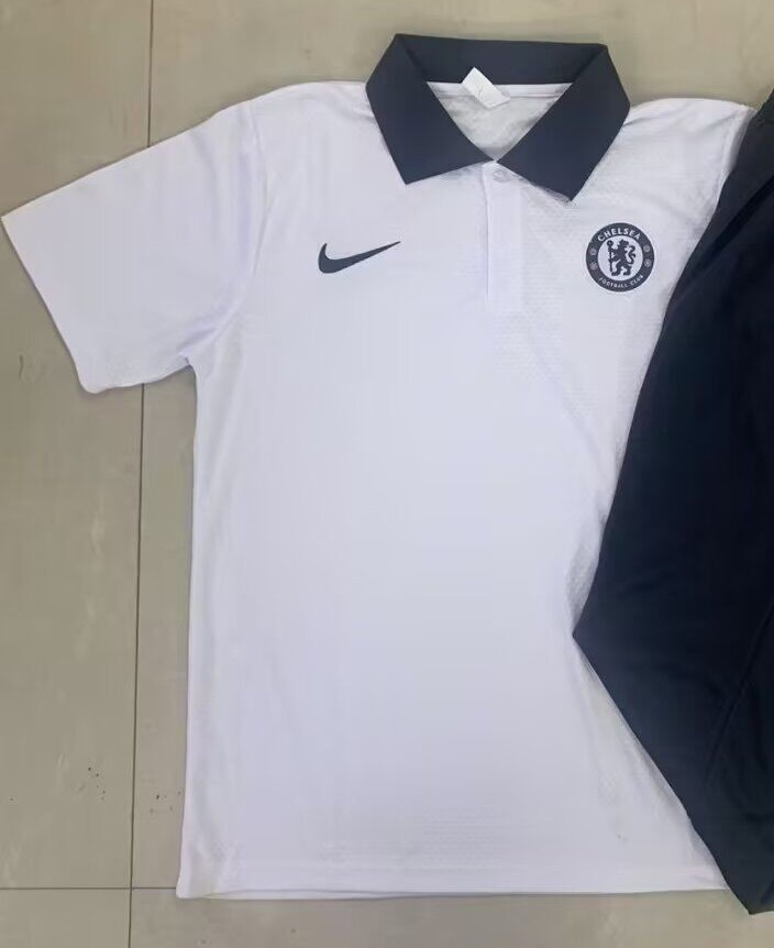 AAA Quality Chelsea 25/26 White/Black Polo Shirts